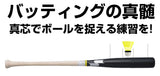バッティングを真芯でとられる練習をしよう