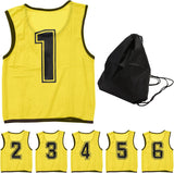 黄色ビブス1〜6番