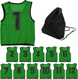 緑色ビブス1〜12番