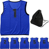 青色ビブス1〜6番