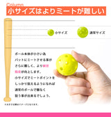 ボールのサイズを説明した画像