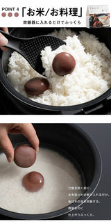 炊飯器にいれるだけでふっくらたける