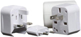 Logic outlet PLUS Overseas conversion plug set [A / C / O / BF for 150 countries] Multi power plug in storage case