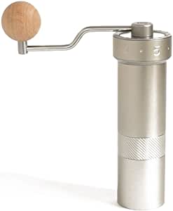 1ZPRESSO Coffee Grinder ZPRO [Hand Grinding Mortar Type Coffee Mill] Adjustment Dial Stainless Steel Coffee Bean Grinding